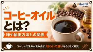 コーヒーオイルとは？味や抽出方法との関係を解説